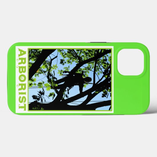 Tree Climber-Silhouette: Arborist Case-Mate iPhone Hülle (Rückseite (Horizontal))
