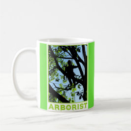 Tree Climber-Silhouette: Arborist Kaffeetasse