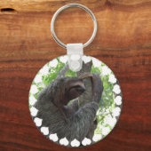 Tree Climbing Sloth Schlüsselanhänger (Vorderseite)