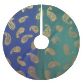 Tree/Crescent Polyester Weihnachtsbaumdecke (Vorderseite)