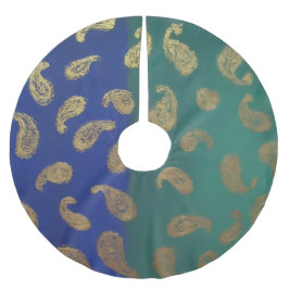 Tree/Crescent Polyester Weihnachtsbaumdecke