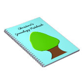 Tree Customizable Genealogy Notebook Notizblock (Rechte Seite)