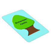 Tree Customizable Genealogy Premium Magnet (Rechte Seite)