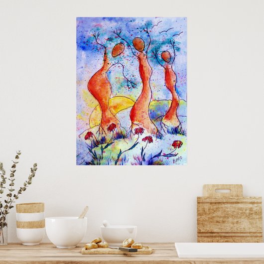 Tree Dancers Poster (Küche)
