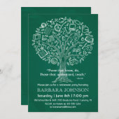 Tree der Einladung des Lehrers zur Altersvorsorge (Vorne/Hinten)