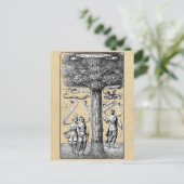 Tree der Gegensätze in Alchimie Postkarte (Stehend Vorderseite)