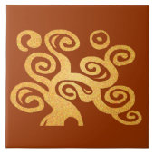 Tree des Lebens Goldversion Fliese (Vorderseite)