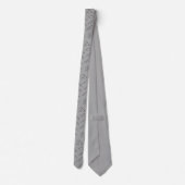 Tree diagram tie - grey and black krawatte (Rückseite)