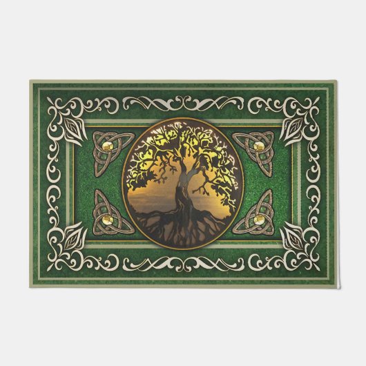 Tree Doormat, Begrüßmatte, Personalisierte Türmatt Fußmatte (Vorderseite)