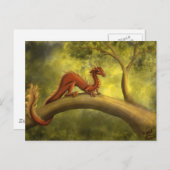 Tree Dragon Postkarte (Vorne/Hinten)