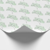 Tree Earth Day Geschenkpapier (Ecke)