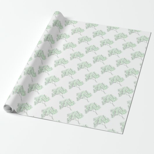 Tree Earth Day Geschenkpapier (Ungerollt)