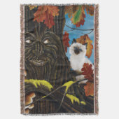 Tree Ent Cat Autumn Fantasy Decke (Vorderseite Vertikal)