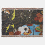 Tree Ent Cat Autumn Fantasy Decke (Vorderseite)