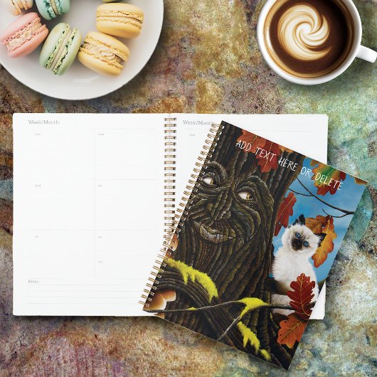 Tree Ent Cat Autumn Fantasy Planer