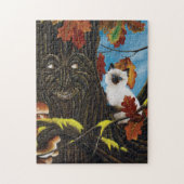 Tree Ent Cat Autumn Fantasy Puzzle (Vertikal)