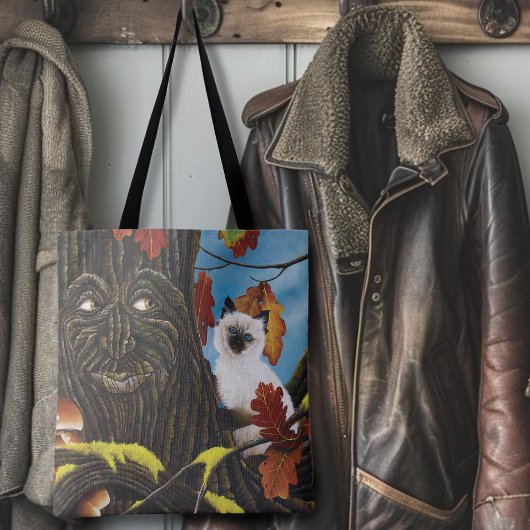Tree Ent Cat Autumn Fantasy Tasche