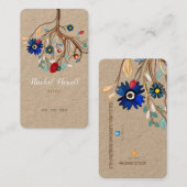 TREE FACEBOOK UND ETSY HANDMADE LOGO BUSINESS CARD VISITENKARTE (Vorne/Hinten)