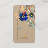 TREE FACEBOOK UND ETSY HANDMADE LOGO BUSINESS CARD VISITENKARTE (Rückseite)