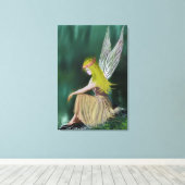 Tree Fairy A Leinwanddruck (Insitu (Holzboden))