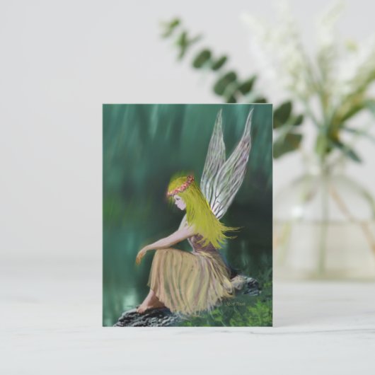 Tree Fairy A Postkarte (Stehend Vorderseite)