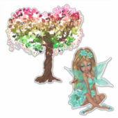 Tree Fairy Aufkleber (Vorderseite)