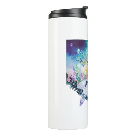 Tree Fairy Digital Art Thermosbecher (Nach links gedreht)