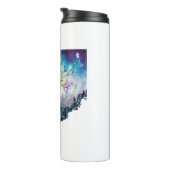 Tree Fairy Digital Art Thermosbecher (Nach rechts gedreht)