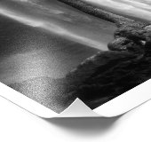 Tree Falls B&W Fotodruck (Ecke)