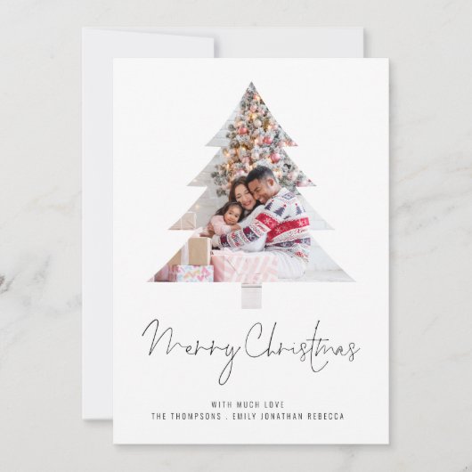 Tree Family Foto 2026 Kalender Frohe Weihnachten (Vorderseite)