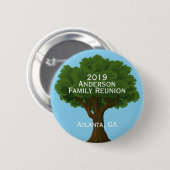 Tree Family Wiedersehen Souvenir Button (Vorne & Hinten)