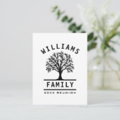 Tree Family Wiedersehen Summer Vacacation Road Tri Postkarte (Stehend Vorderseite)