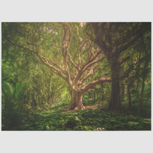 Tree Fantasy Forest Gothic 20x30 Decoupage Seidenpapier (Vorderseite)