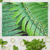 Tree Fern Frond Geschirrtuch (Gefaltet)