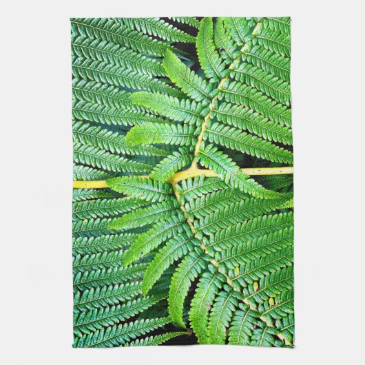 Tree Fern Frond Geschirrtuch (Vertikal)