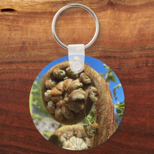 Tree Fern Frond Schlüsselanhänger (Vorderseite)