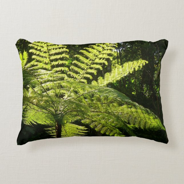 Tree Fern im Regenwald Dekokissen (Vorderseite)