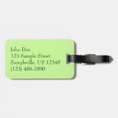 Tree Fern im Regenwald Gepäckanhänger (Rückseite horizontal)