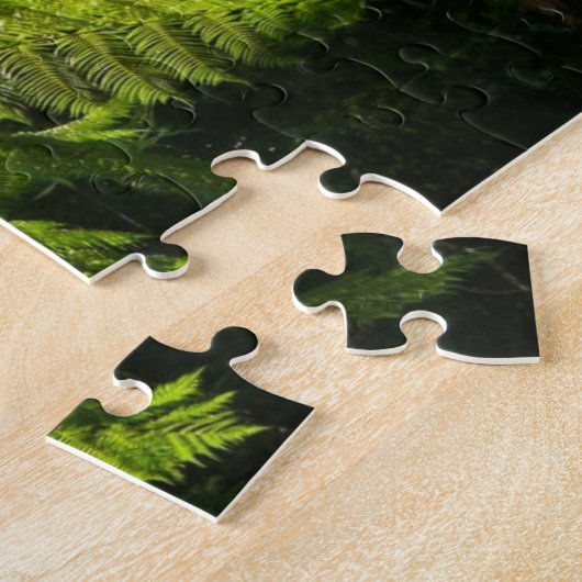 Tree Fern im Regenwald Puzzle (Seite)