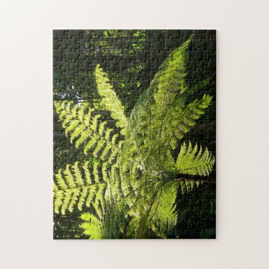 Tree Fern im Regenwald Puzzle (Vertikal)