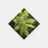 Tree Fern im Regenwald Serviette (Ecke)