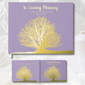 Tree Foil Funeral Gästebuch in Love Memory