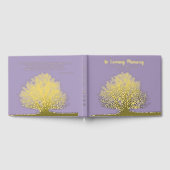 Tree Foil Funeral Gästebuch in Love Memory (Voll)