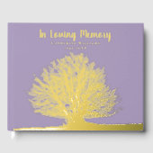 Tree Foil Funeral Gästebuch in Love Memory (Vorderseite)