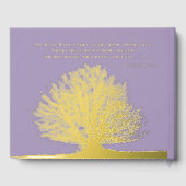 Tree Foil Funeral Gästebuch in Love Memory (Rückseite)