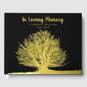 Tree Foil Funeral Gästebuch in Love Memory (Vorderseite)