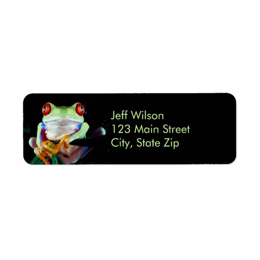 Tree Frog Address Labels (Vorne)