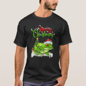 Tree Frog Animal Lover Xmas Lighting Tree Frog Chr T-Shirt (Vorderseite)