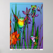 Tree Frog Garden Poster (Vorne)