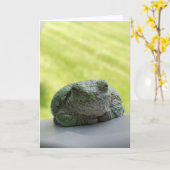 Tree Frog Grußkarte Karte (Gelbe Blume)